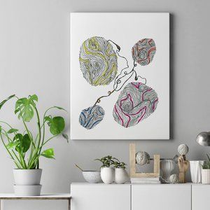5 * 7 Fingerprint Abstract Art Print